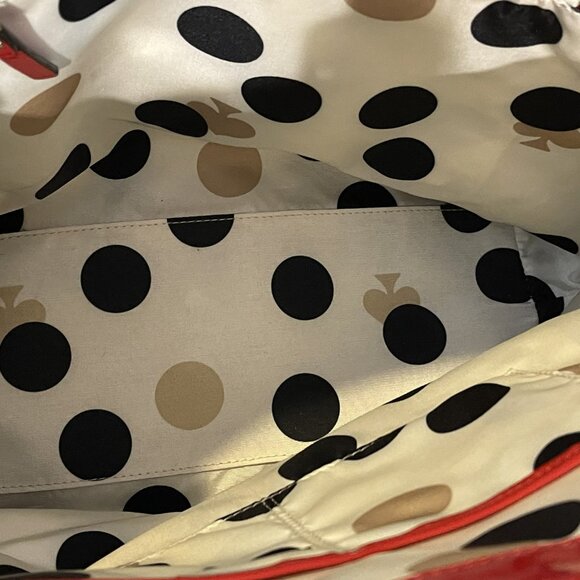 Kate Spade Red Patent Leather Tote - Picture 7 of 8